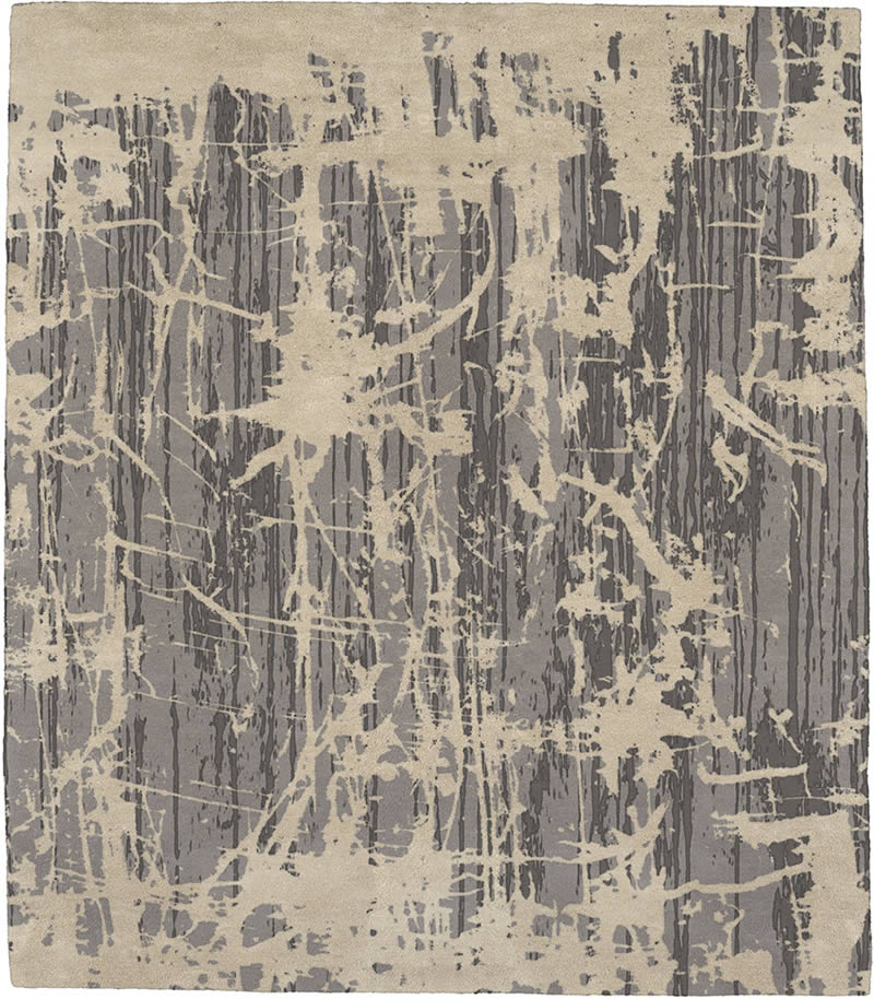现代风格深浅灰色抽象图案地毯贴图