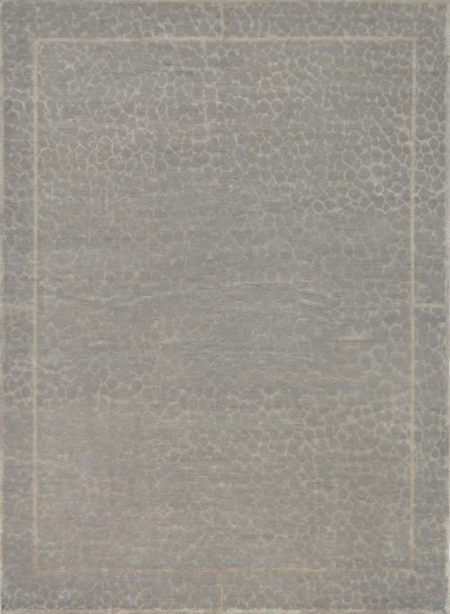 新中式灰色不规则图案地毯贴图