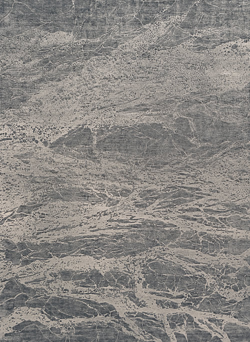 现代风格深浅灰色河流图案地毯贴图-高端定