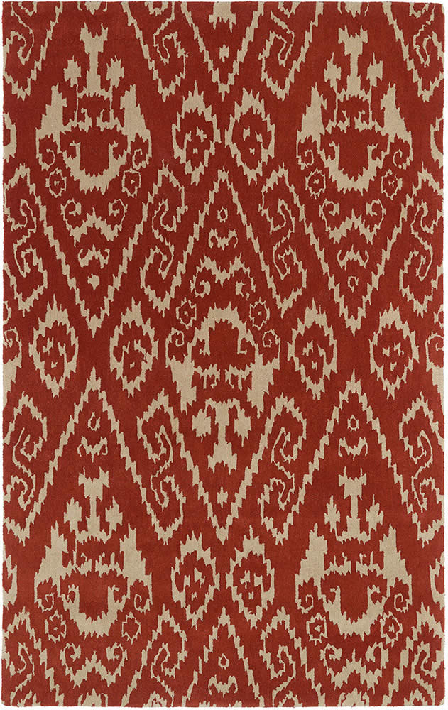 现代美式红白色几何花纹图案地毯贴图