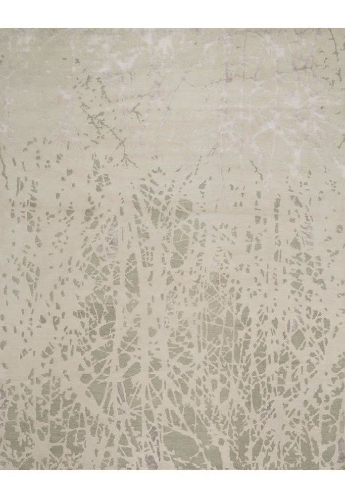 现代风格浅灰色树纹图案地毯贴图