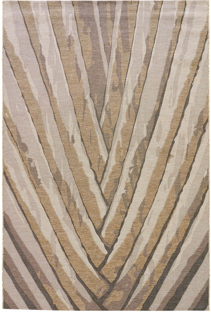 现代风格浅咖色剑麻植物图案地毯贴图