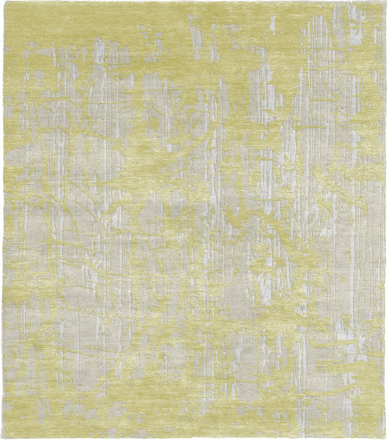现代风格浅灰黄色抽象图案地毯贴图-高端定