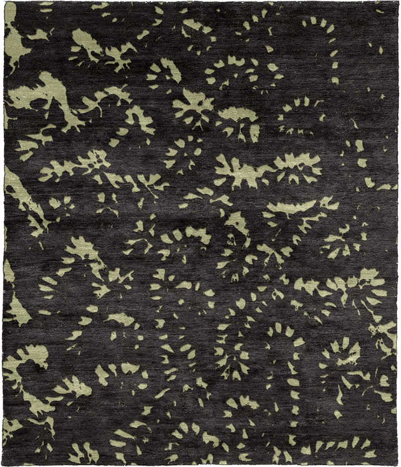 现代风格深灰青色简单抽象纹理图案地毯贴图