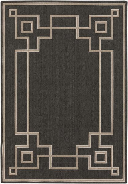 新中式古典深灰色简单几何图案地毯贴图