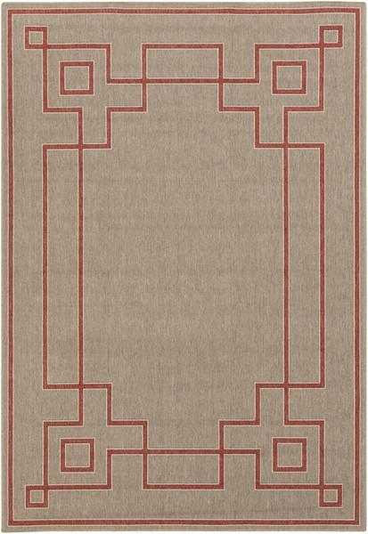 新中式古典浅咖色简单几何图案地毯贴图