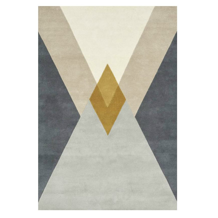 北欧风格浅色简单几何图案地毯贴图