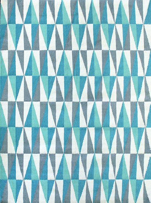 北欧风格蓝灰白色小三角图案地毯贴图