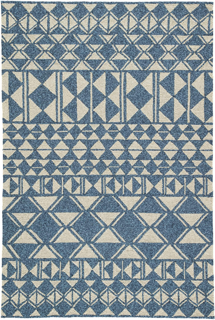 现代风格蓝灰色简单几何图案地毯贴图