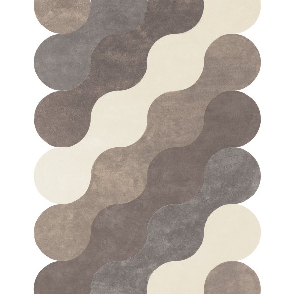 现代简约深浅灰白色简单几何图案地毯贴图