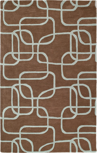 现代风格咖白色几何图案图案地毯贴图
