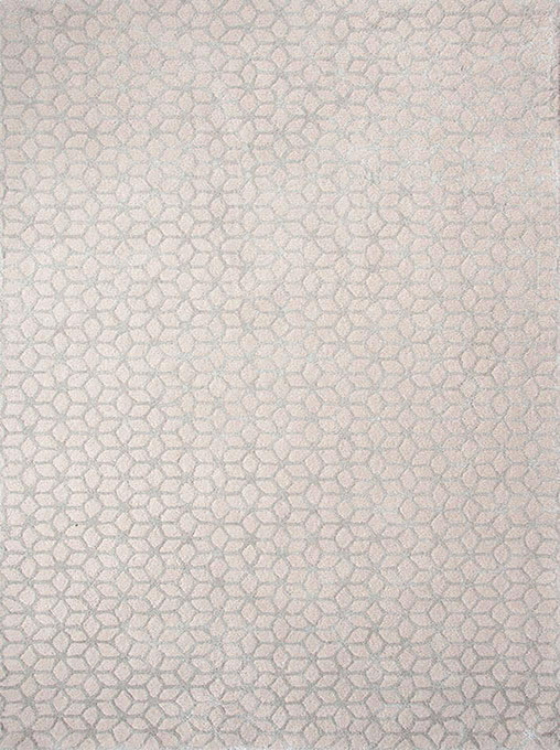 现代风格杏灰色几何图形图案地毯贴图