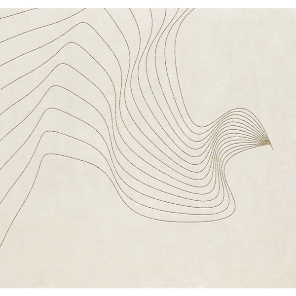 现代风格白色简单几何纹理图案地毯贴图