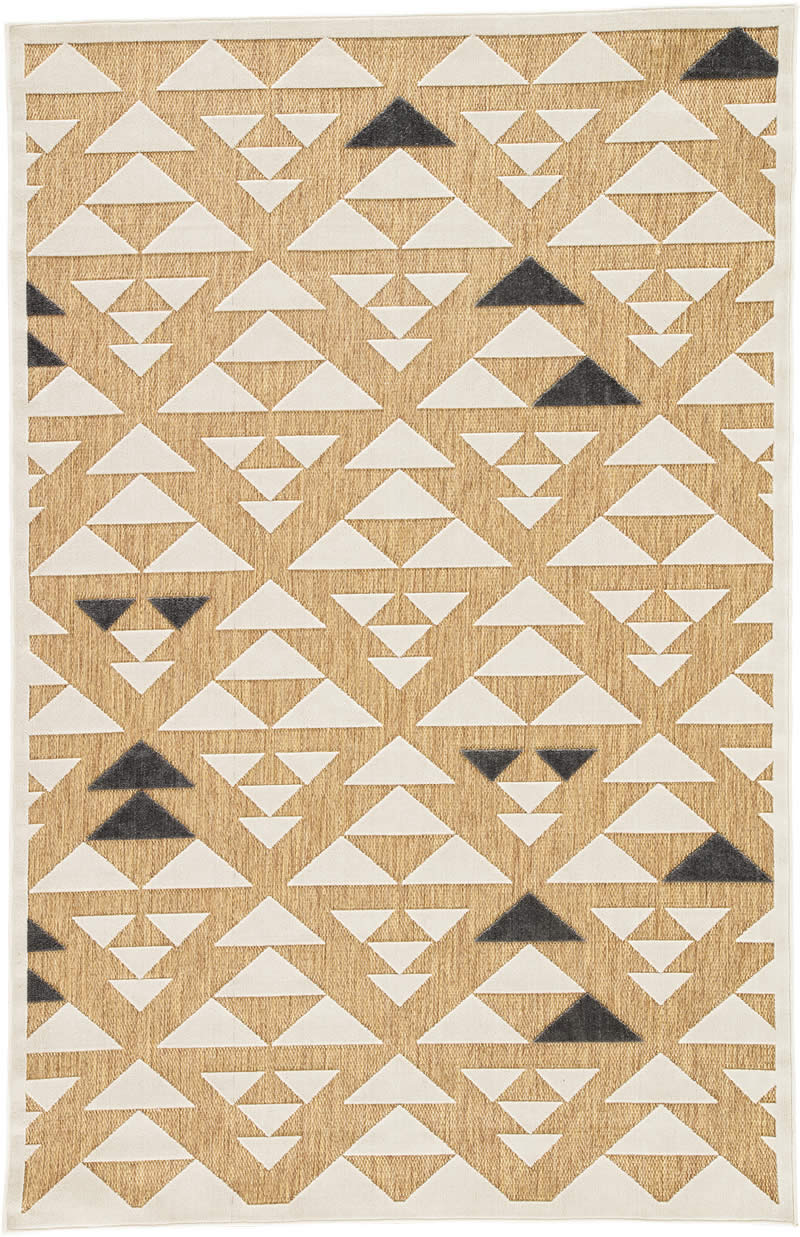 现代风格白黄色三角图案地毯贴图
