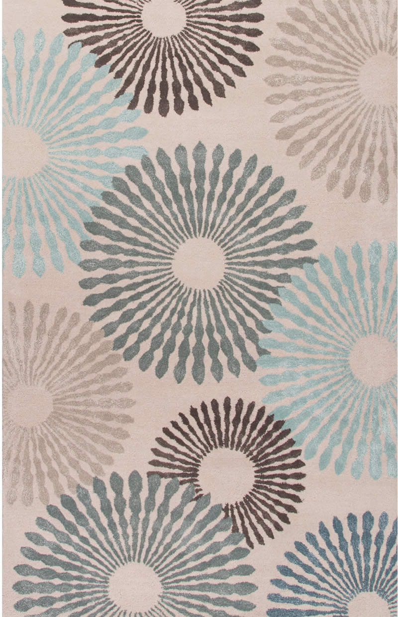 现代风格浅色系抽象花纹图案地毯贴图