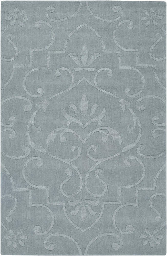 现代美式蓝灰色简单花纹图案地毯贴图
