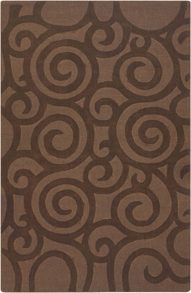 现代美式深咖色简单纹理图案地毯贴图