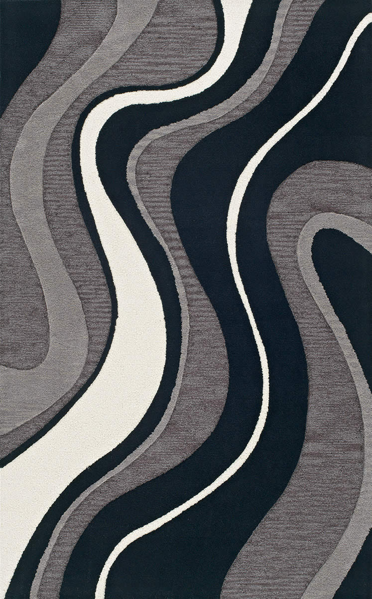 现代风格深蓝灰色简单纹理图案地毯贴图