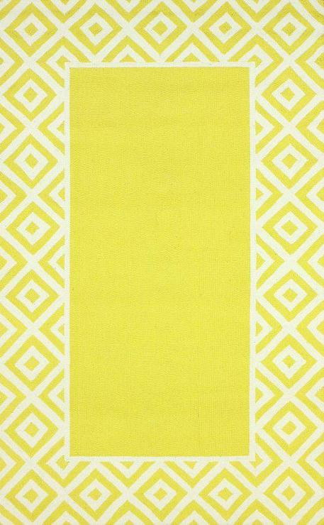 现代风格黄白几何图案地毯贴图