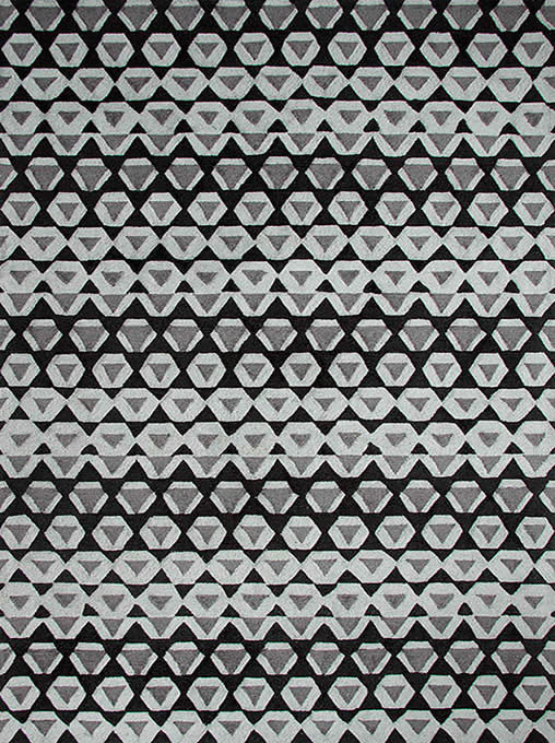 现代风格黑灰色三角几何案地毯贴图