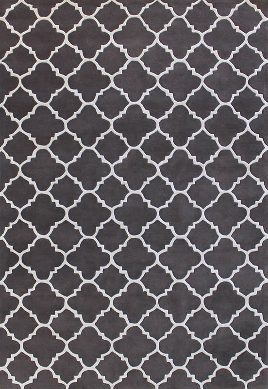 现代风格深灰白色几何纹理图案地毯贴图