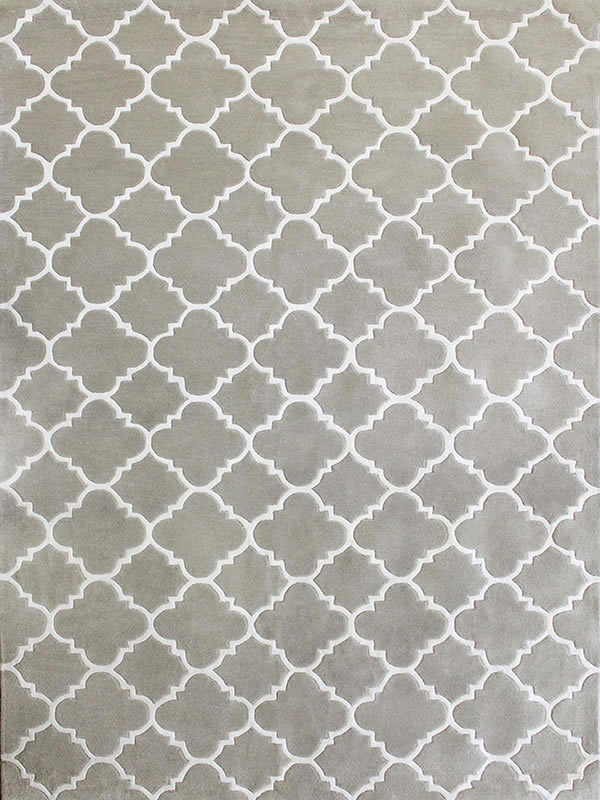 现代风格浅灰白色几何纹理图案地毯贴图
