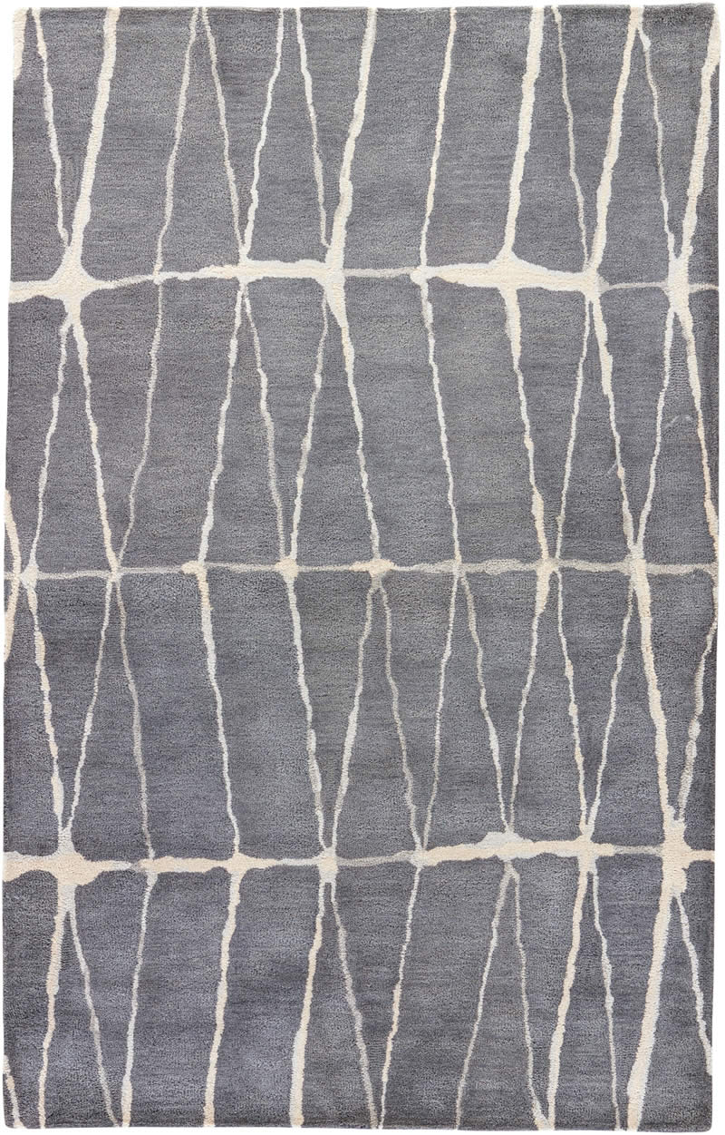 现代风格灰墨色简单条纹图案地毯贴图