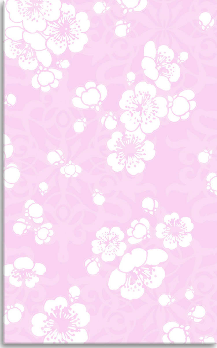 现代风格粉白色花纹图案儿童地毯贴图