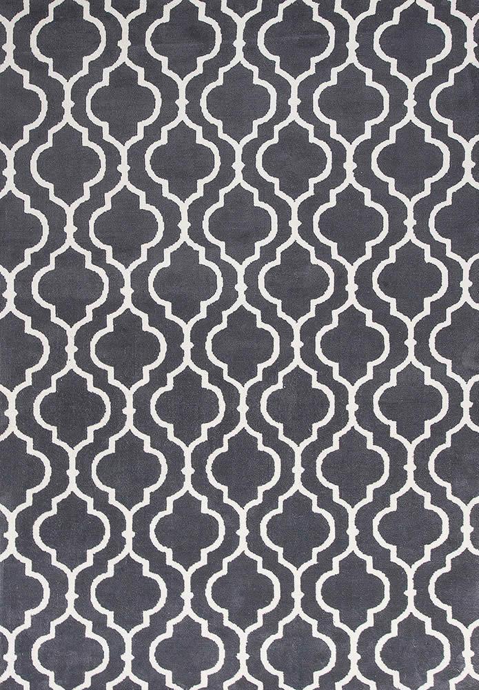 现代风格深墨色几何纹理图案地毯贴图