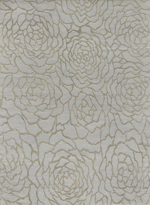 现代风格浅咖色花纹图案地毯贴图
