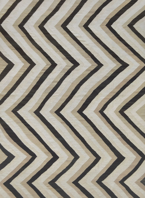 现代风格黑色浅咖色几何纹理图案地毯贴图