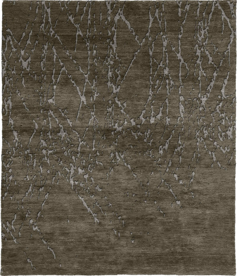 现代风格深灰色柳树枝柳图案地毯贴图