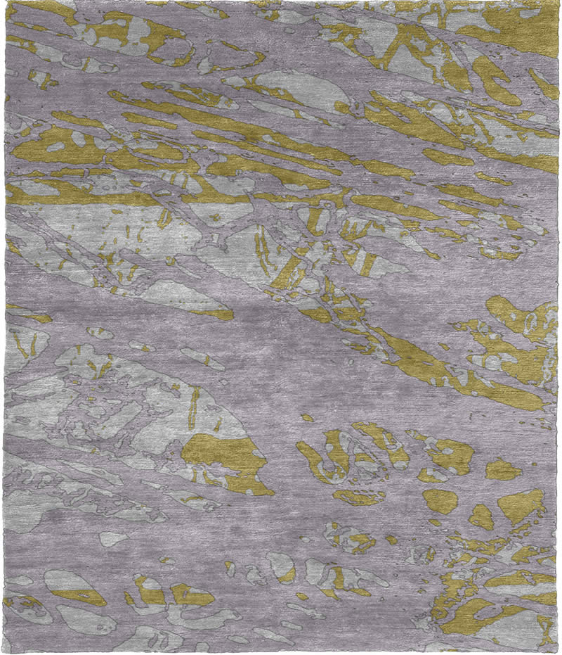 现代风格浅紫灰色抽象图案地毯贴图