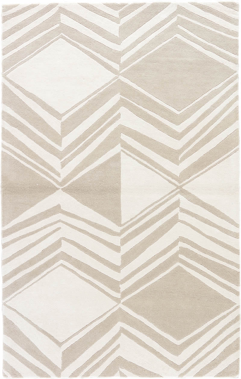现代风格浅咖色棱形几何图案地毯贴图