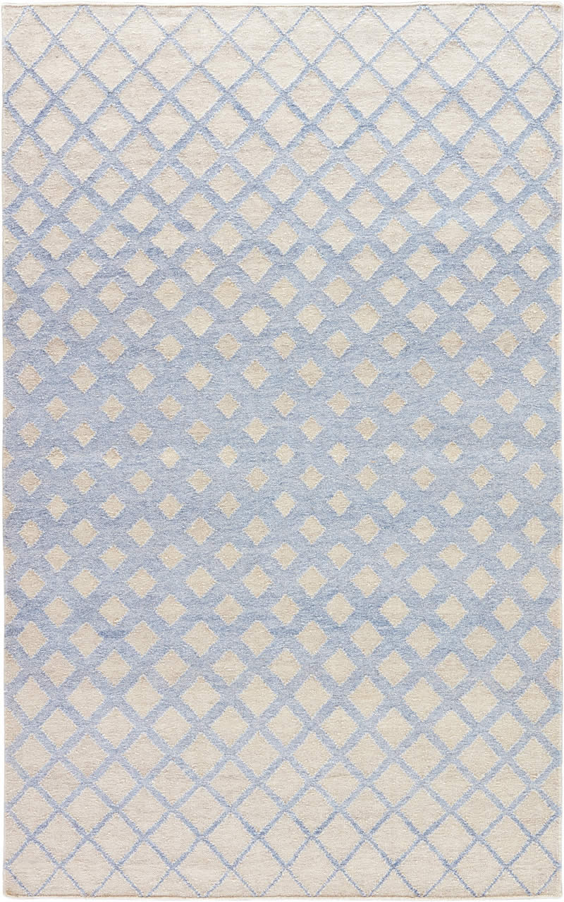 现代风格蓝灰咖色几何图形图案地毯贴图