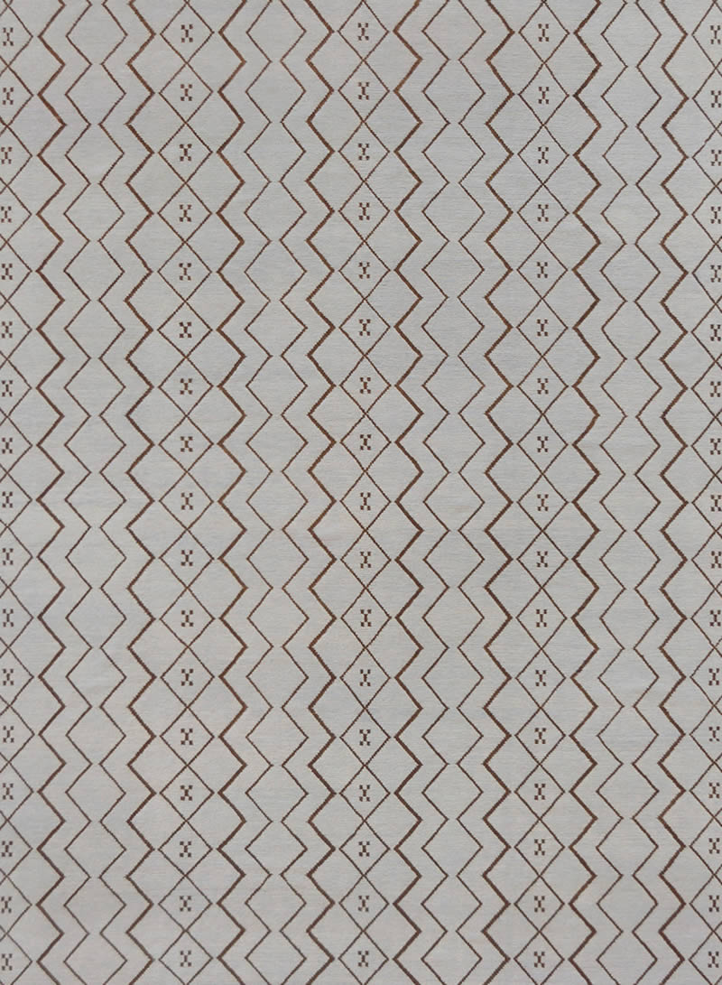 现代风格浅咖色简单几何图案地毯贴图