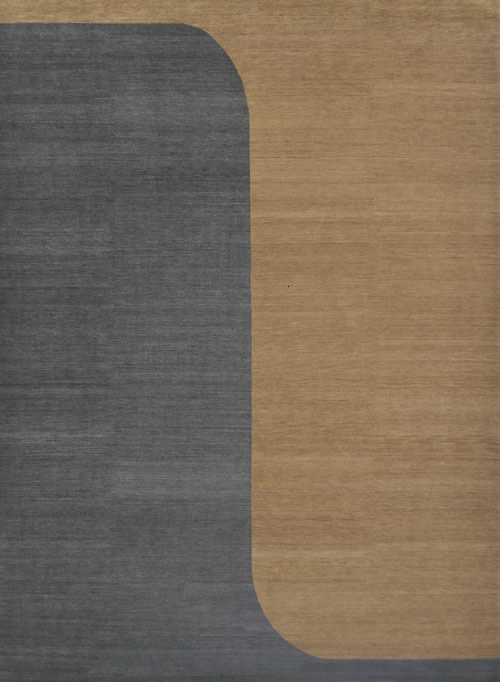 现代简约双色拼接简单图案地毯贴图