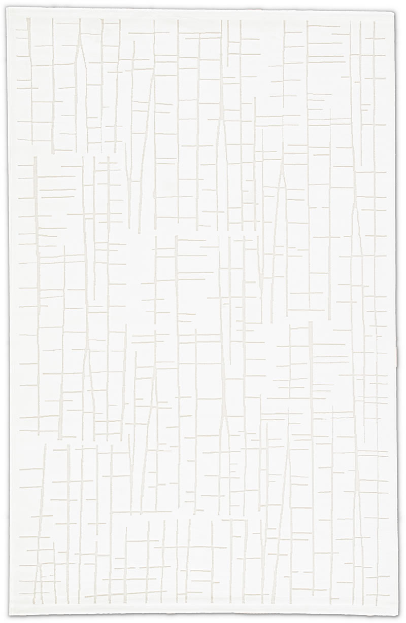 现代风格米白色不规则线条图案地毯贴图