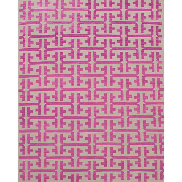 新中式灰粉色几何纹理图案地毯贴图