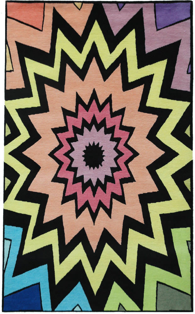 现代风格简约几何纹理图案地毯贴图