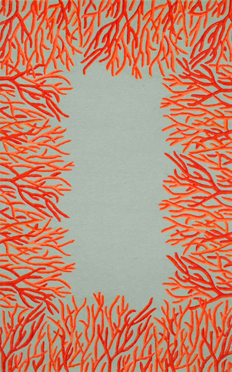 现代风格浅红色珊瑚图案地毯贴图