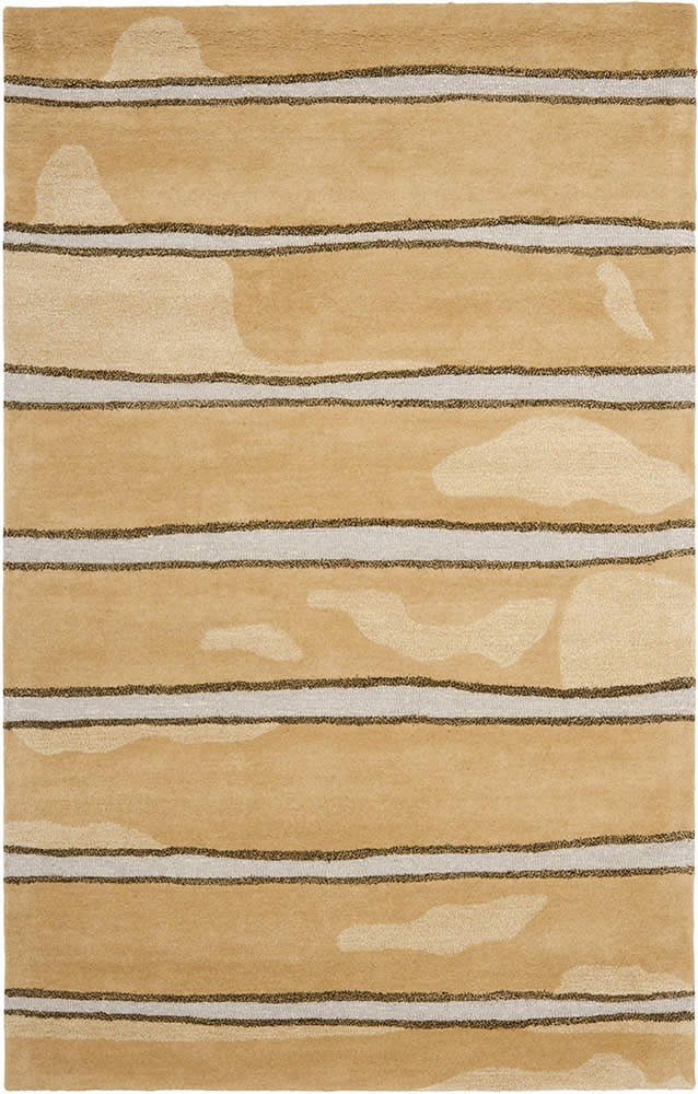 现代风格土黄色简单色块图案地毯贴图