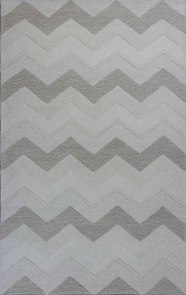 现代风格灰白色几何波纹图案地毯贴