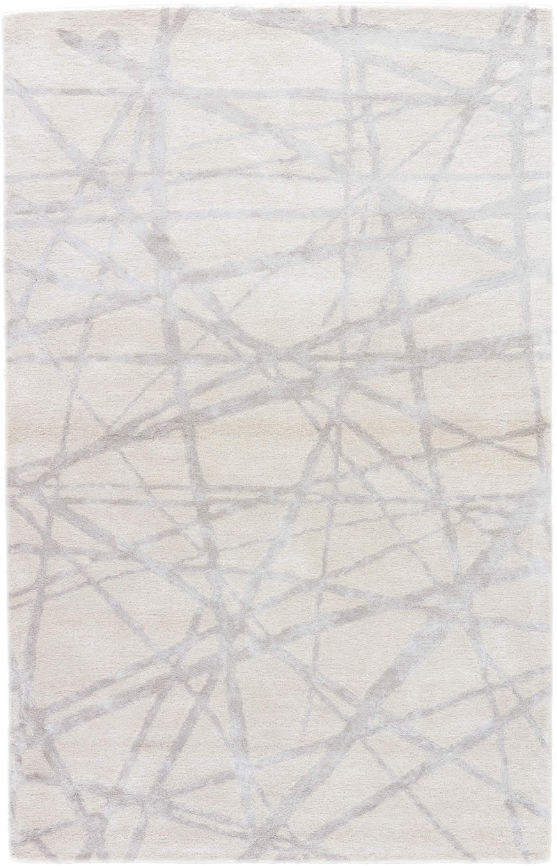 现代风格暖白灰色几何纹理图案地毯贴图