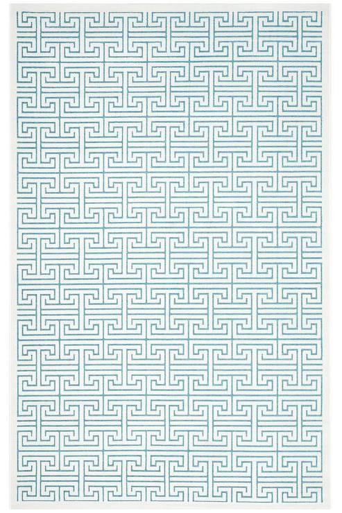 新中式蓝白色几何纹理图案地毯贴图