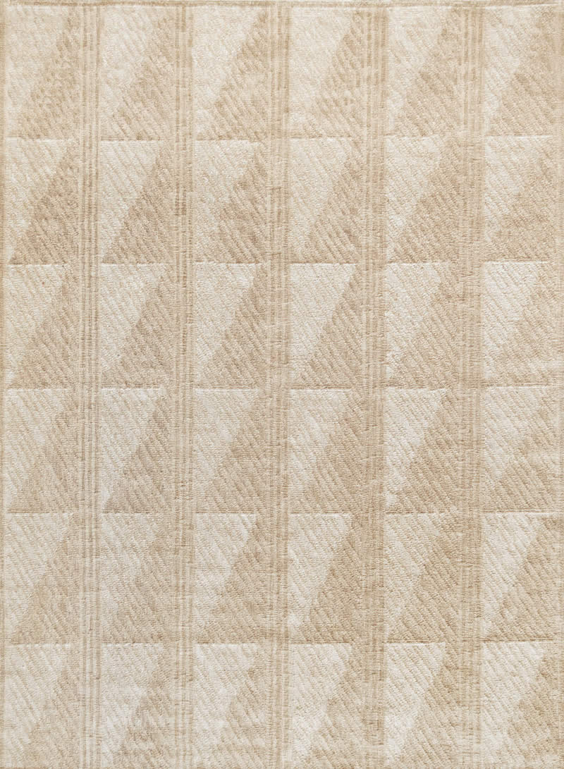 现代风格浅褐色几何简单图案地毯贴图