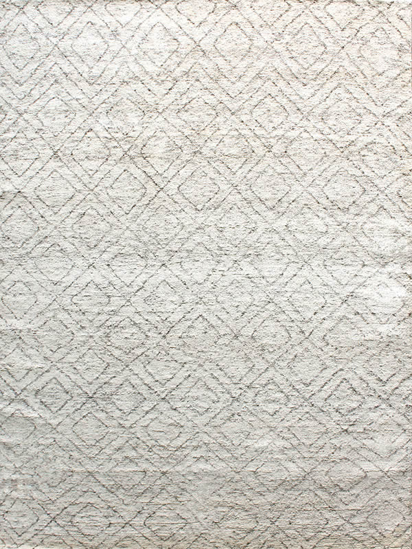 现代风格白灰色几何线条图案地毯贴图