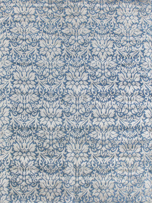 美式风格浅蓝灰色花纹图案地毯贴图