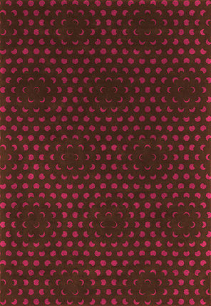 现代风格深红色简单花纹图案地毯贴图