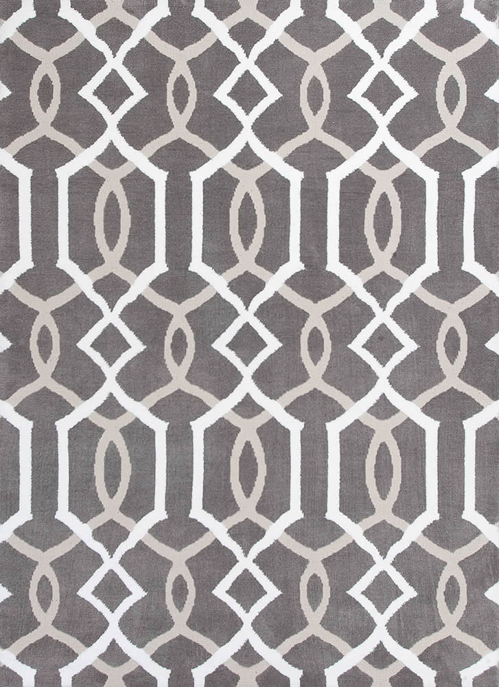 现代风格灰白色几何纹理图案地毯贴图